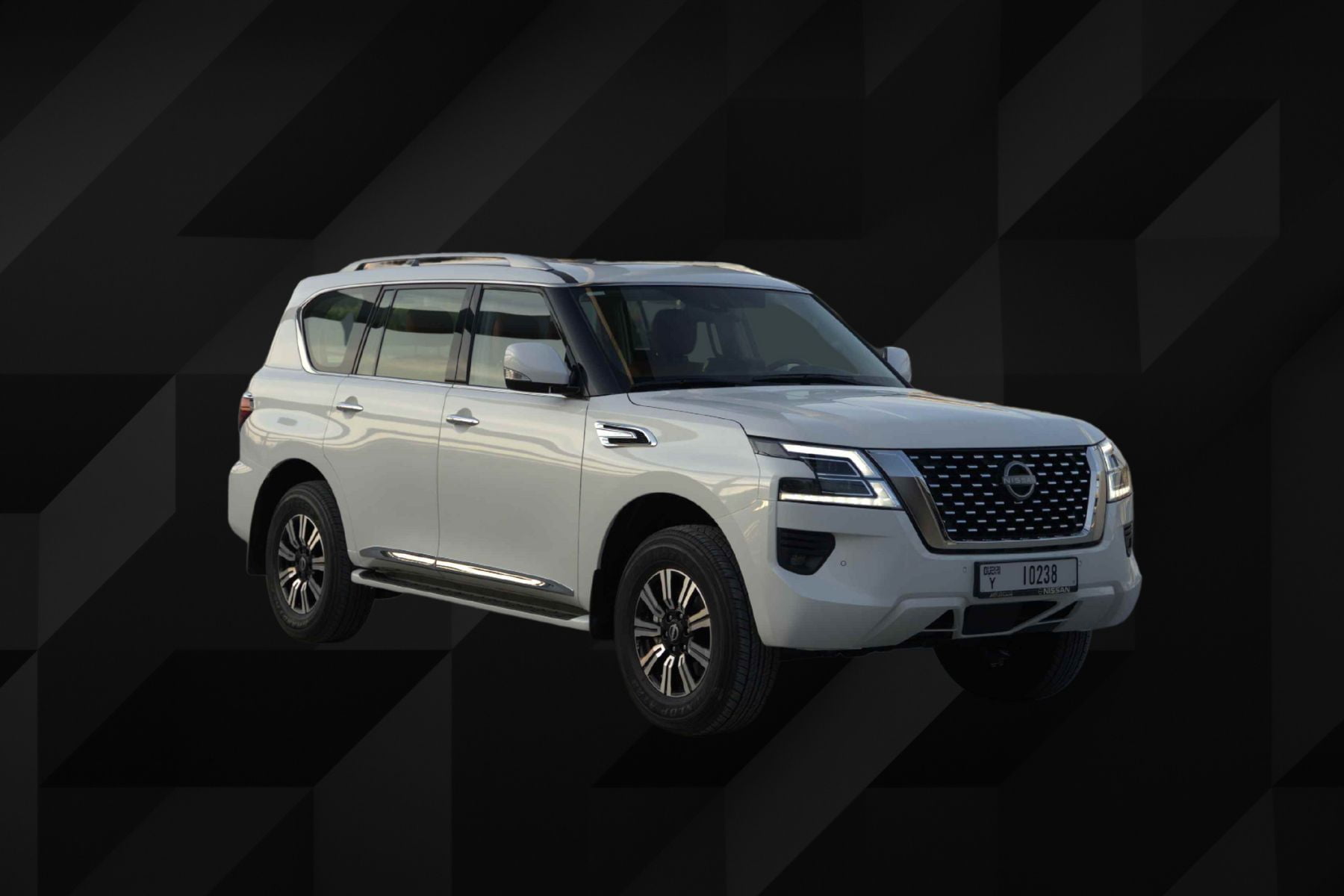 Rent Nissan Patrol White